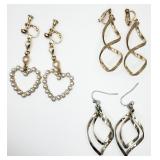 3 Fashion Earrings