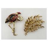 Very Pretty Gold Tone Fashion Pins
