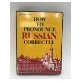 Vintage How to Pronounce Russian Correctly