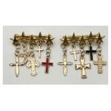 Pair of Unusual Pins