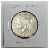 1964 Kennedy Silver Half Dollar