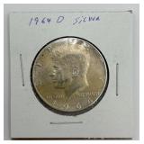 1964-D Kennedy Silver Half Dollar