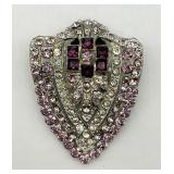 Antique 'PJC' Dress Clip