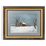 Nelson Rhodes 'December Snows' Ltd Ed 314/1000