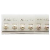 3 Pairs Freshwater Pearl Studs