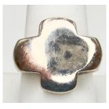 Sterling Silver Cross Ring