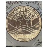 1883-1983 Cleburne Co. Centennial Silver Round