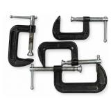 Pittsburgh 4' C-Clamp + (3) 3' C-Clamps