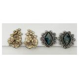 2 Pair of Vintage Ear Clips
