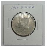 1964-D Kennedy Silver Half Dollar