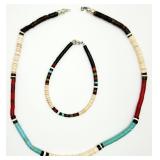 Native American Style Necklace & Bracelet