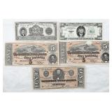 5 Novelty Currency Notes