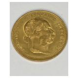1915 Austrian Ducat 23.75K Gold Restrike Coin