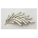 'Trifari' Ivory Colored Pin