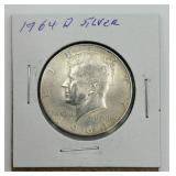 1964-D Kennedy Silver Half Dollar