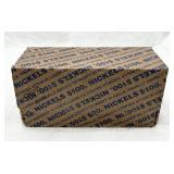 Unopened Box of 50 Rolls of Uncirculated Nickels