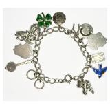 Sterling Silver Charm Bracelet