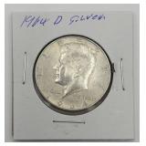 1964-D Kennedy Silver Half Dollar