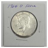1964-D Kennedy Silver Half Dollar