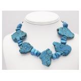 Sterling Silver Turquoise Necklace