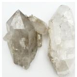 2 Clear Quartz Points