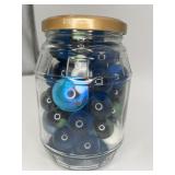 Jar of Glass Marbles