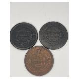 3 U.S. Large Cents