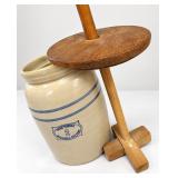 Marshall Pottery 2 Gal Butter Churn w/ Dasher