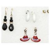 4 Pairs of Fashion Earrings