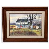 Ranulph Bye Framed Farmhouse Landscape Print