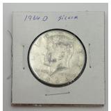 1964-D Kennedy Silver Half Dollar