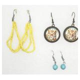 3 Fashion Earrings