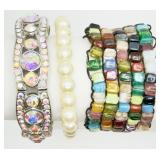3 Fashion Stretch Bracelets