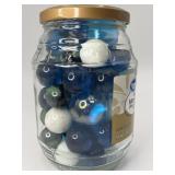 Jar of Glass Marbles