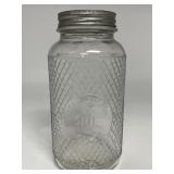 Vintage Old Judge Coffee Glass Jar