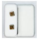 925 Screw-on 0.05CT Diamond Earrings