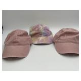 Pickleball & Pastel Pink Cotton Twill Baseball Cap