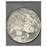 One Troy Ounce .999 Fine Silver Buffalo Round