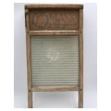 Vintage Advertising Glass Washboard