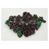 Antique 'Little Nemo' Grape Cluster Pin
