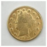 Gold Plated 1883 'Racketeer' V Nickel