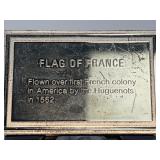 Fleur de Lis Flag of France Sterling Silver Bar