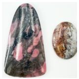 2 Polished Stones Ready for Jewelry