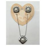 Brighton 'Pebble Posh' Necklace & Earrings Set