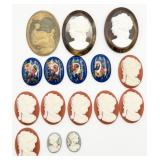 Mix of Molded Cameo Cabochon