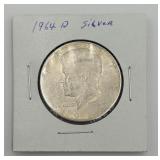 1964-D Kennedy Silver Half Dollar