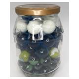 Jar of Glass Marbles