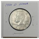 1964-D Kennedy Silver Half Dollar