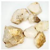 7 Milky Quartz Chunks