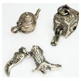 3 Sterling Silver Charms